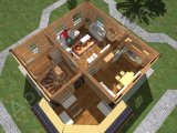 Проект дома ПД-020 3D План 4